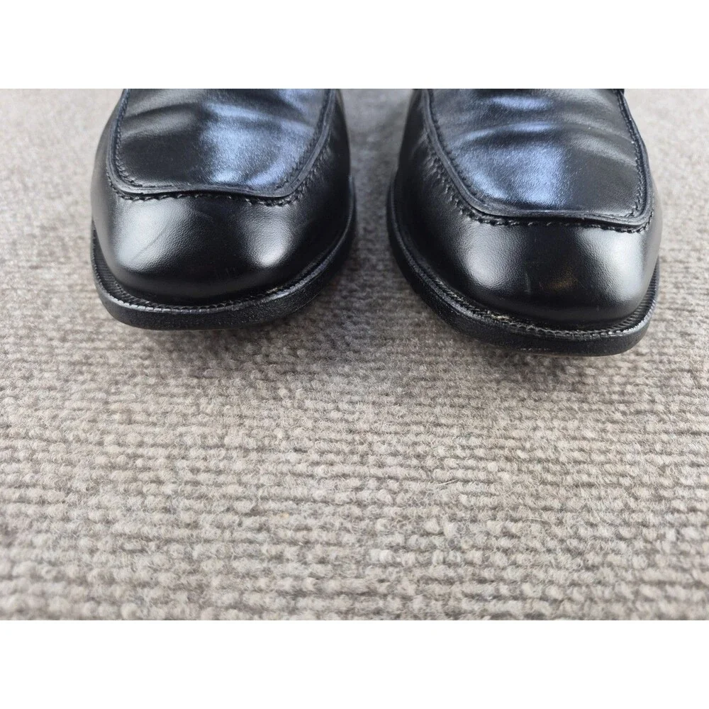 Gravati For Richards Store Shoes Men Sz 10M Black Leather Loafers Made in Italy